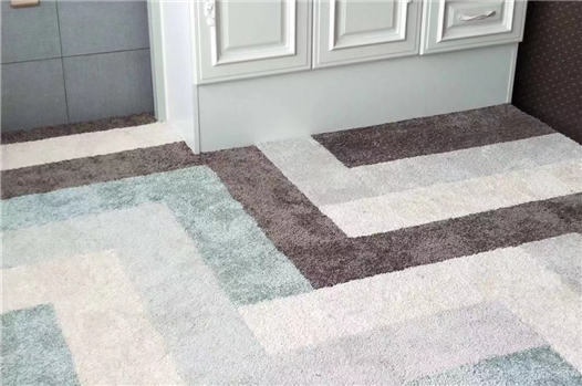 拼塊毯L型客廳滿鋪案例