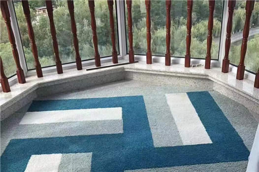 陽臺拼塊毯幾何圖案鋪裝