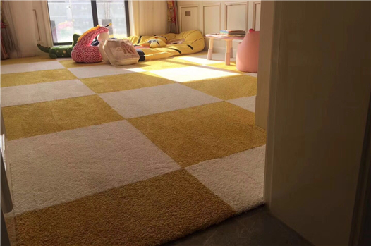 臥室拼塊毯滿鋪案例